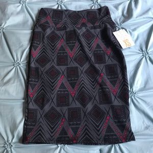 NWT XS Lularoe Cassie skirt